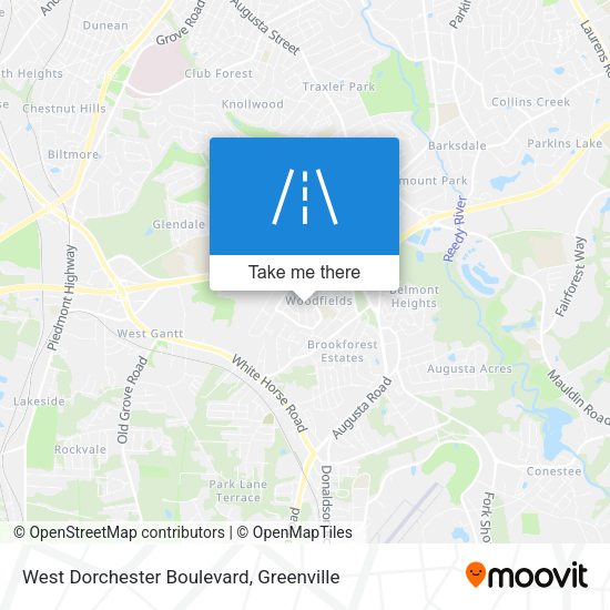 Mapa de West Dorchester Boulevard