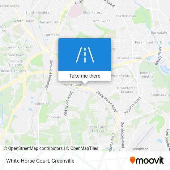 White Horse Court map