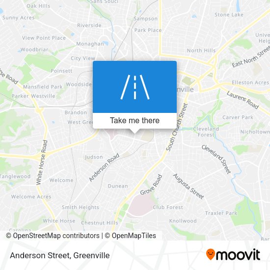 Mapa de Anderson Street