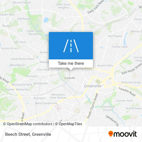 Beech Street map