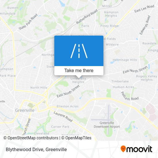 Mapa de Blythewood Drive