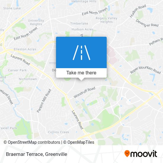 Mapa de Braemar Terrace