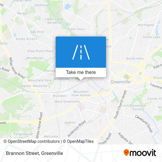 Mapa de Brannon Street