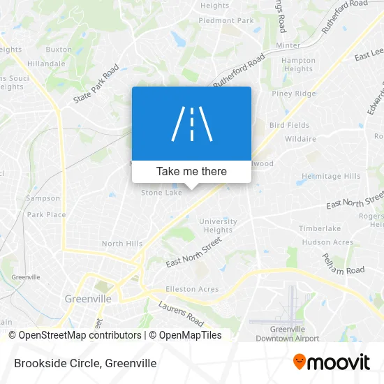 Brookside Circle map