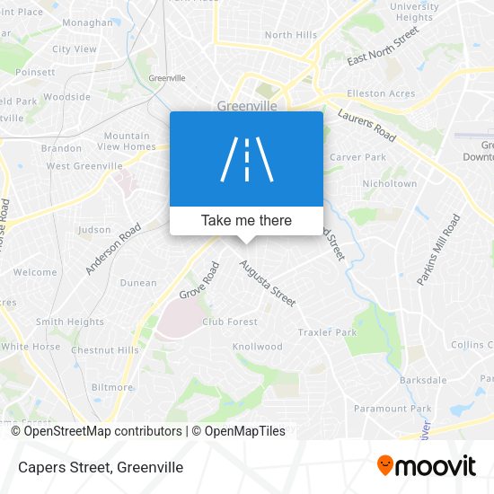 Mapa de Capers Street