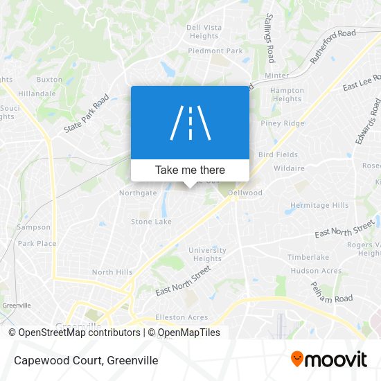 Capewood Court map