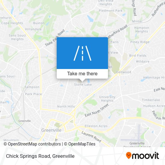 Mapa de Chick Springs Road