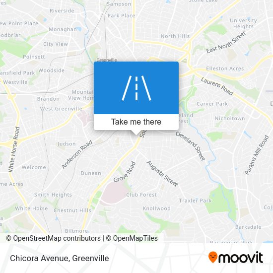 Chicora Avenue map