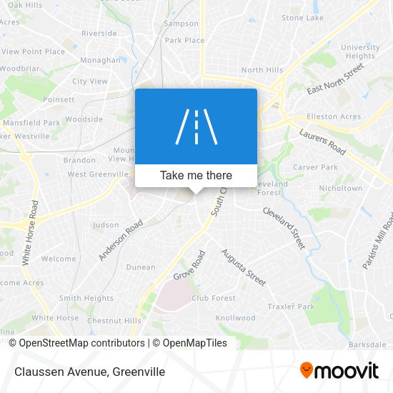 Mapa de Claussen Avenue