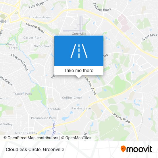 Mapa de Cloudless Circle