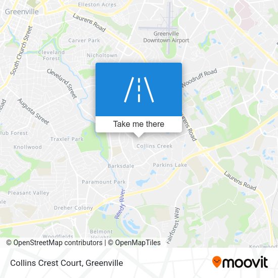 Collins Crest Court map