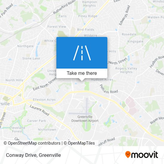 Mapa de Conway Drive