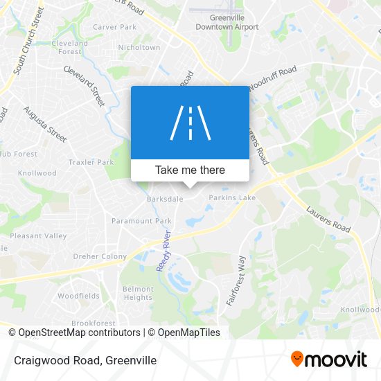 Mapa de Craigwood Road