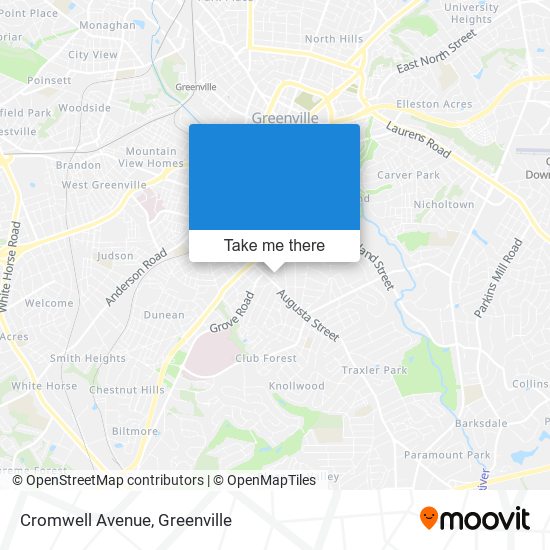 Mapa de Cromwell Avenue