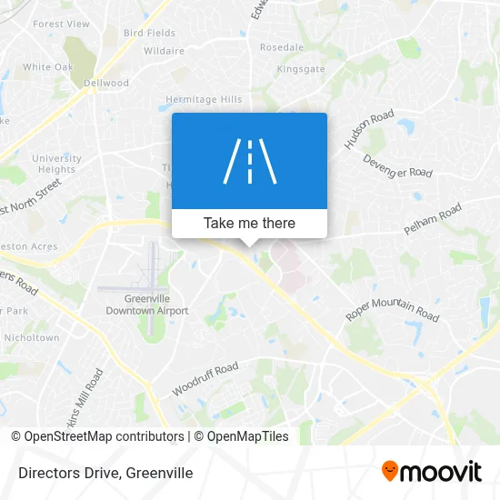 Directors Drive map