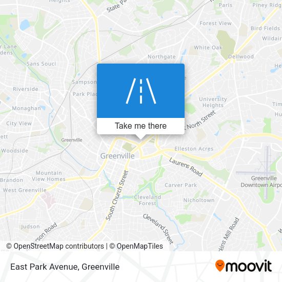 East Park Avenue map
