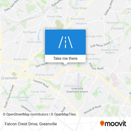 Falcon Crest Drive map