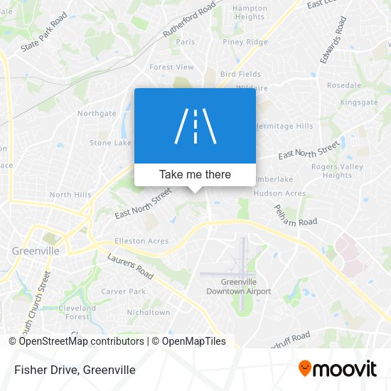 Fisher Drive map
