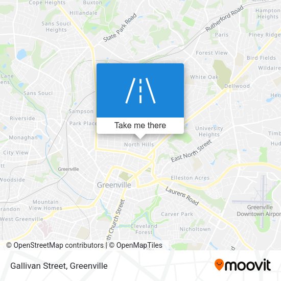 Gallivan Street map