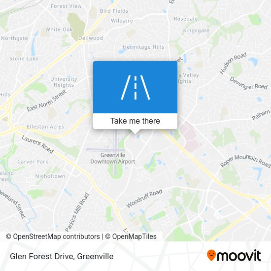 Glen Forest Drive map