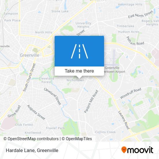 Hardale Lane map