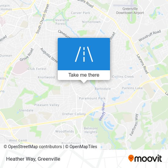 Mapa de Heather Way