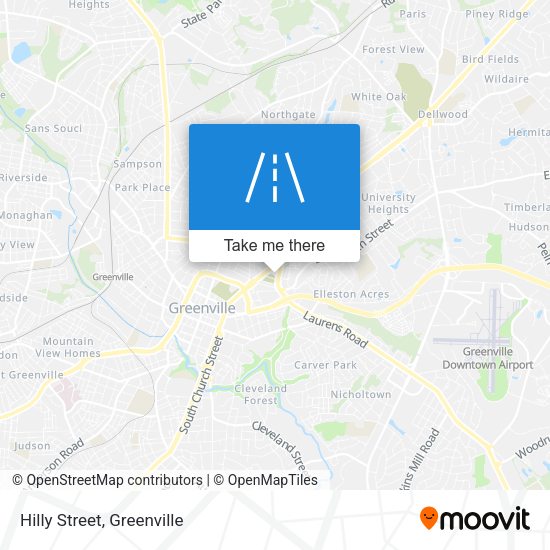 Mapa de Hilly Street