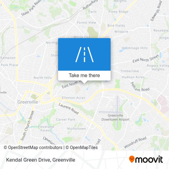Kendal Green Drive map