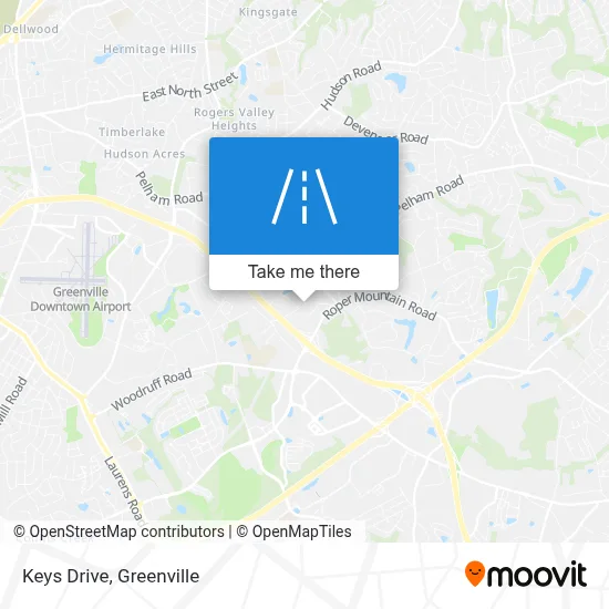 Keys Drive map