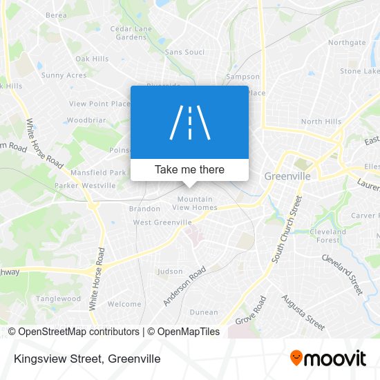 Kingsview Street map