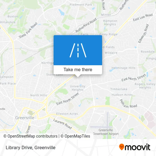 Library Drive map