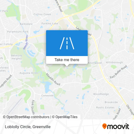 Mapa de Loblolly Circle