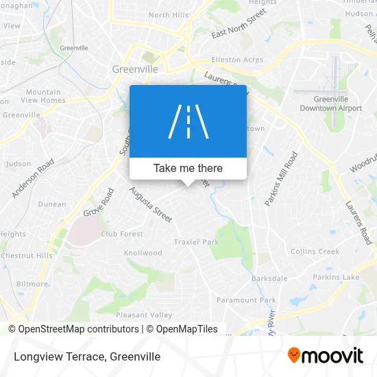 Longview Terrace map