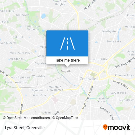 Mapa de Lyra Street