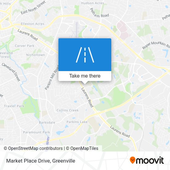 Mapa de Market Place Drive