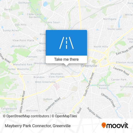 Mayberry Park Connector map