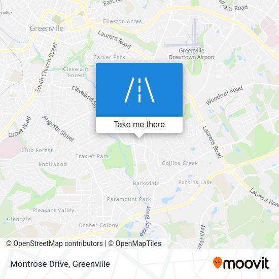 Mapa de Montrose Drive