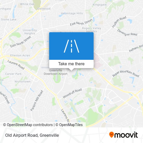 Old Airport Road map