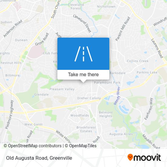 Mapa de Old Augusta Road
