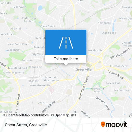 Mapa de Oscar Street