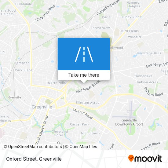 Mapa de Oxford Street