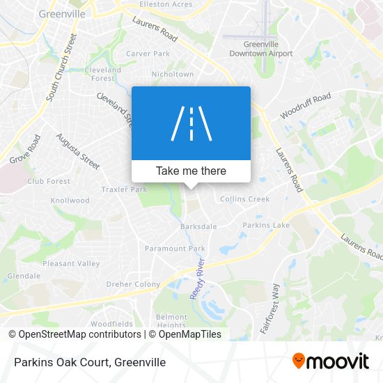 Parkins Oak Court map