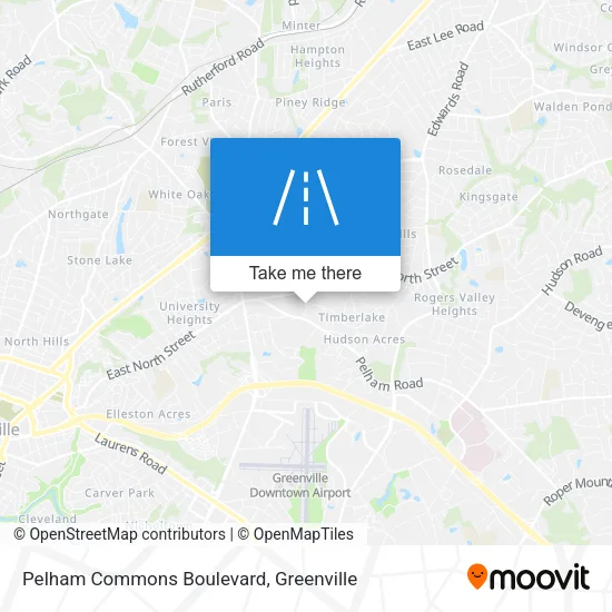Mapa de Pelham Commons Boulevard