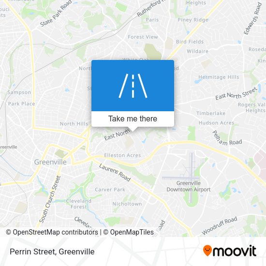Mapa de Perrin Street