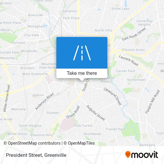 President Street map