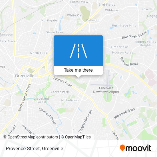 Provence Street map
