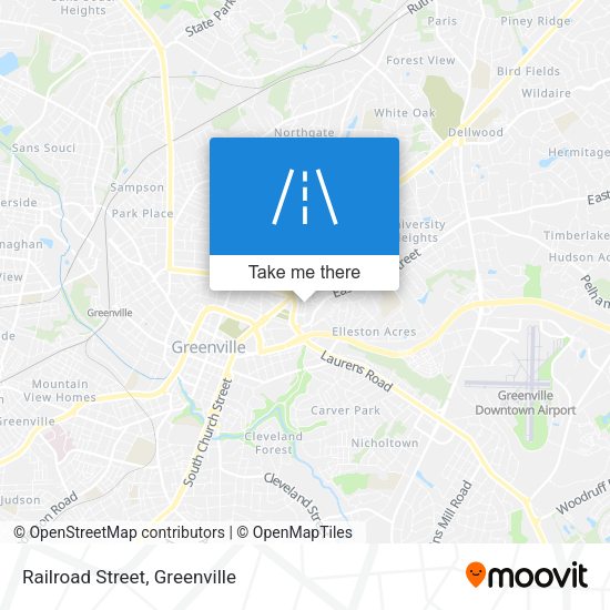 Railroad Street map