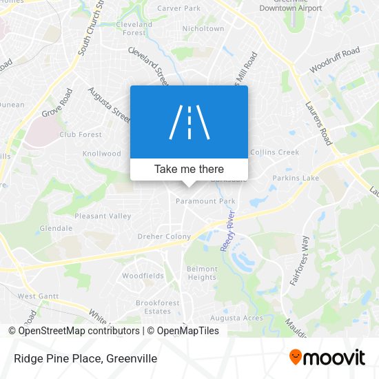 Ridge Pine Place map