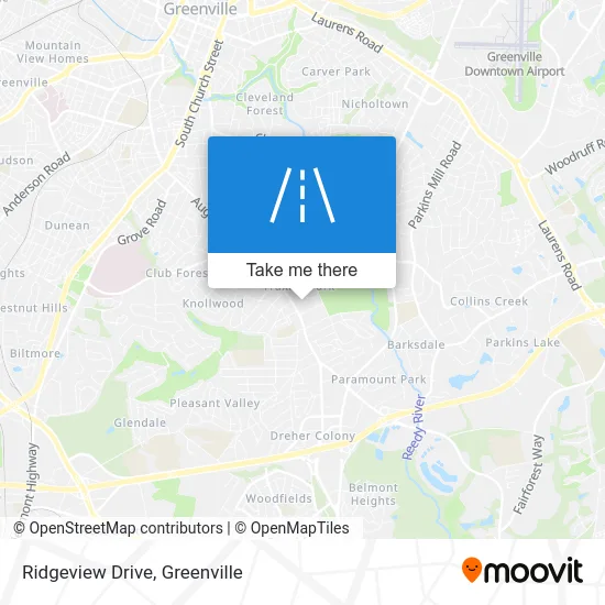 Ridgeview Drive map