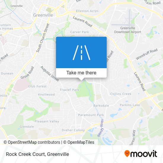 Mapa de Rock Creek Court